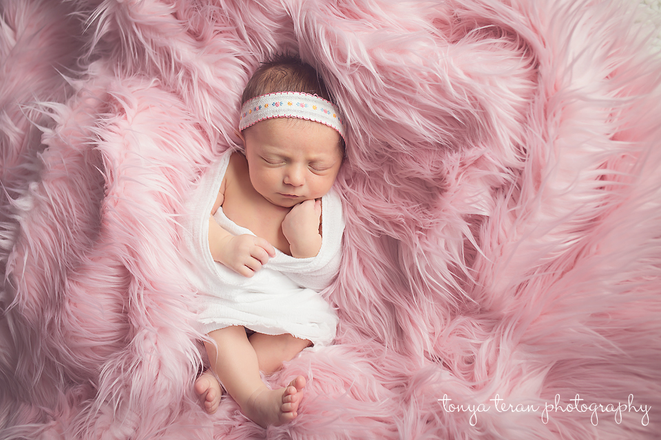 Sleeping newborn pose | Rockville, MD Newborn Baby and Family Photographer