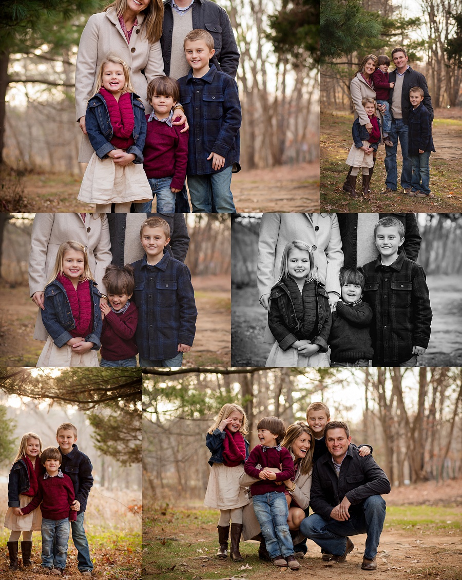 Winter family session in the woods | Tonya Teran Photography - Bethesda, MD Newborn Baby and Family Photography