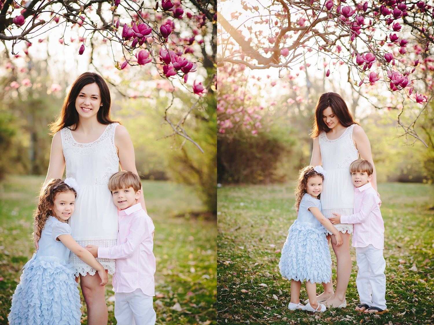 Spring Blossom Family Photo Session | Tonya Teran Photography, Bethesda, MD Newborn, Baby, and Family Photographer