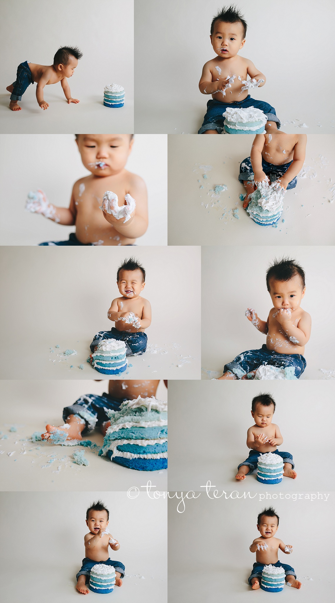 1st Birthday Cake Smash Photo Session | Tonya Teran Photography, Rockville, MD Newborn, Baby, and Family Photographer