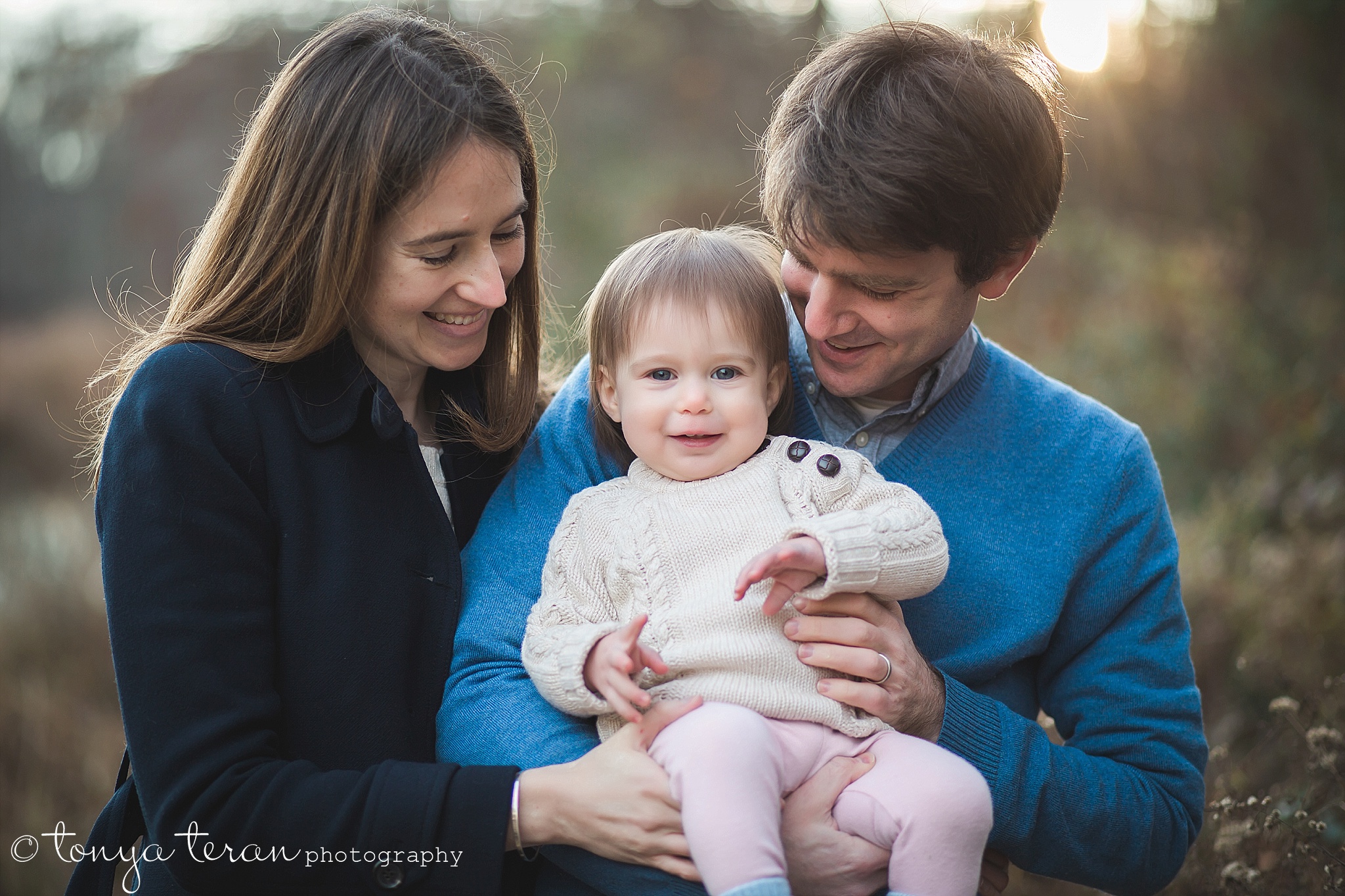 Outdoor Fall Family Photo Session | Tonya Teran Photography, Rockville, MD Newborn, Baby, and Family Photographer
