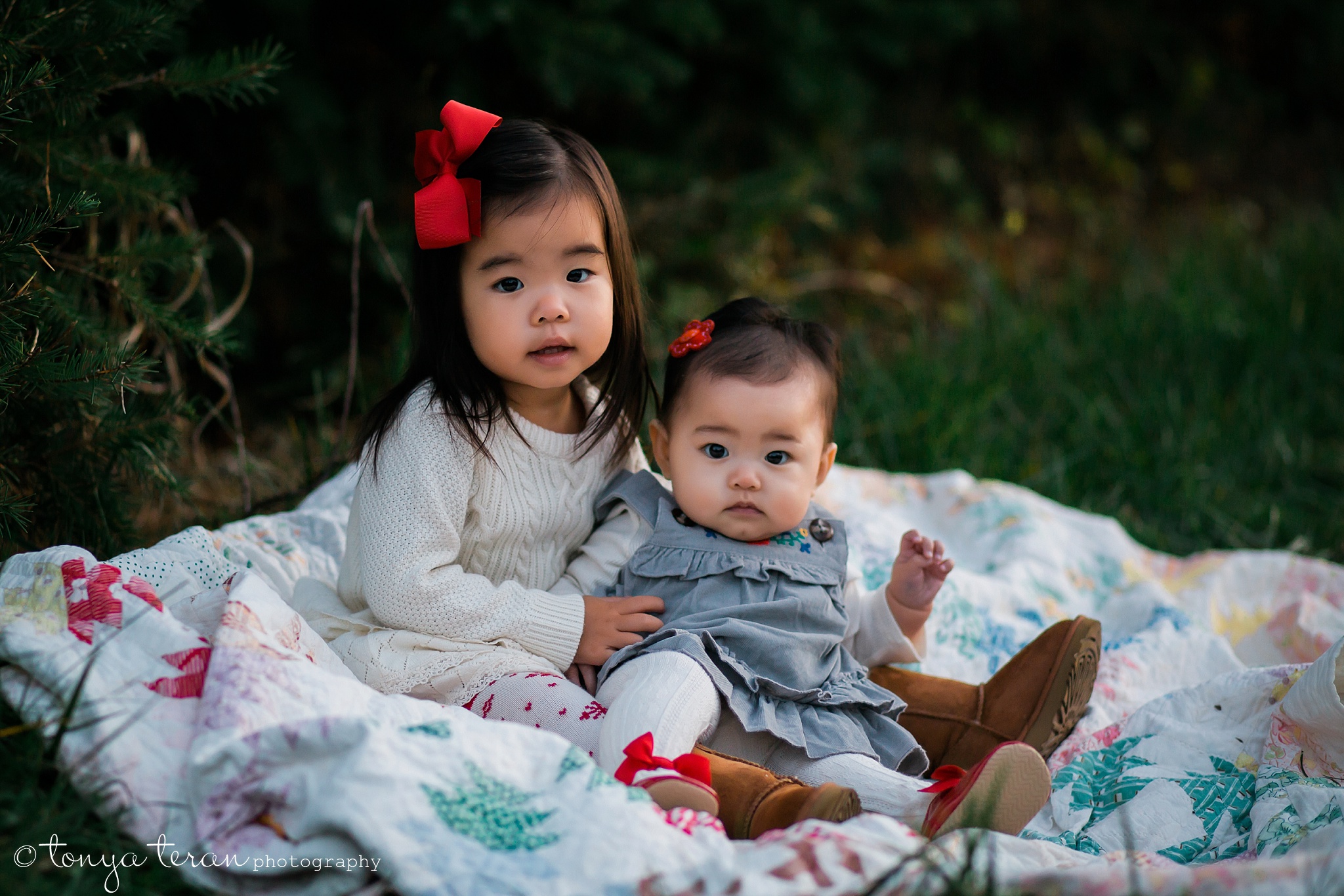 Christmas Tree Farm Holiday Mini Sessions | Tonya Teran Photography, Germantown, MD Newborn, Baby, and Family Photographer