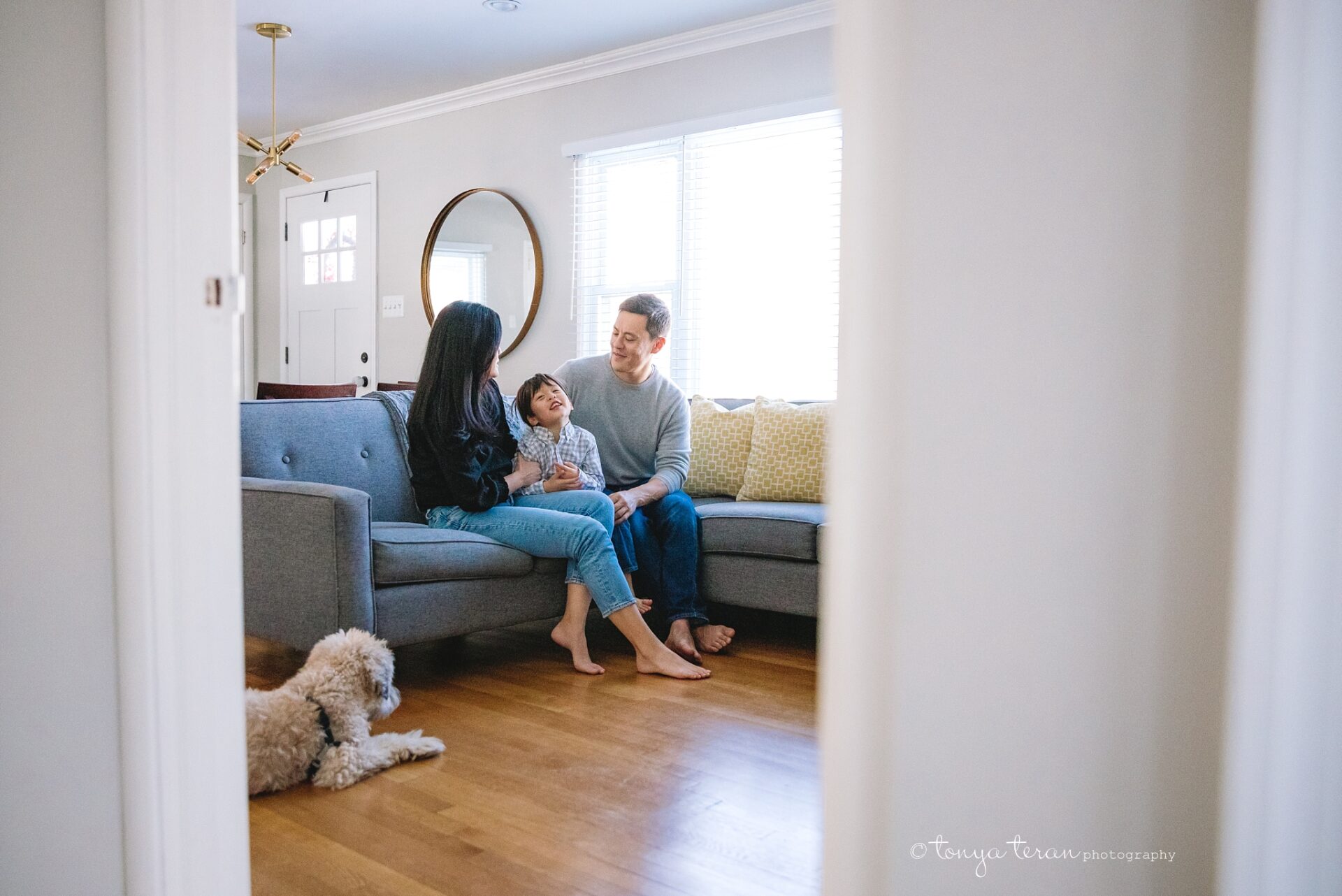 in-home family photo session in washington, dc - dc in-home family photographer